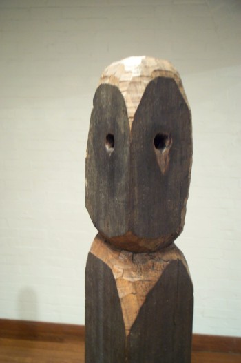 Adam, hardwood (detail). Photograph from a solo exhibition entitled The Movement of the Body in a Stationary Object, Ivan Dougherty Gallery, Sydney, Australia 2002.