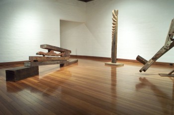 Photograph from a solo exhibition entitled The Movement of the Body in a Stationary Object, Ivan Dougherty Gallery, Sydney, Australia 2002.