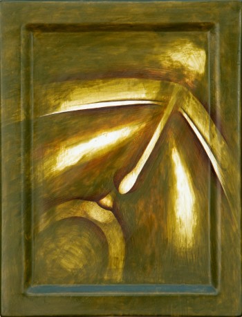 Cosmic Christ, egg tempera on prepared wooden board, 30 X 23 cm, 2009.